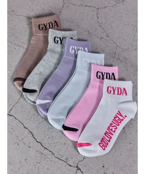 GYDA(ジェイダ)の「GYDA SOX(ソックス/靴下・レディース・ピンク/その他3/ブラック/グレー/オフホワイト・FREE)」の10枚目の写真