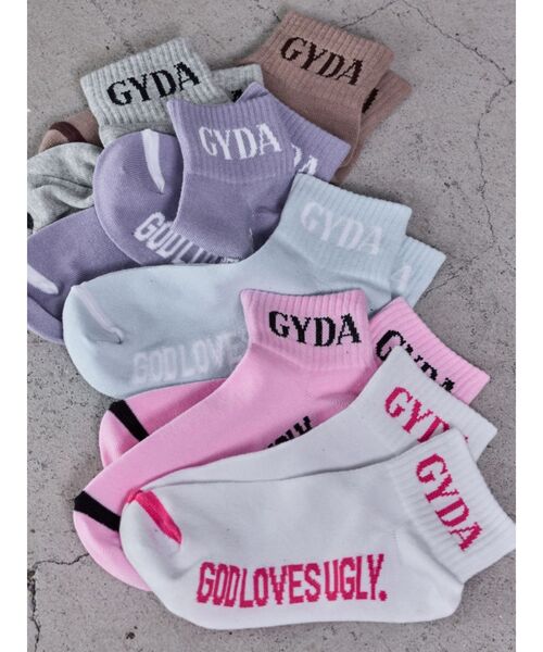 GYDA(ジェイダ)の「GYDA SOX(ソックス/靴下・レディース・ピンク/その他3/ブラック/グレー/オフホワイト・FREE)」の12枚目の写真