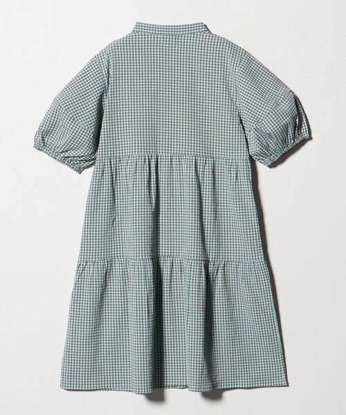 green label relaxing(グリーンレーベルリラクシング)の「チェック ワンピース / キッズ 140cm-160cm(ワンピース・キッズ・ネイビー/ライトブルー・160cm/150cm/140cm)」の3枚目の写真