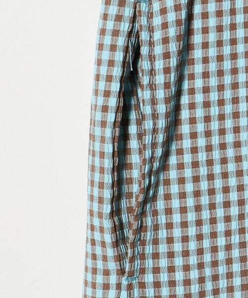 green label relaxing(グリーンレーベルリラクシング)の「チェック ワンピース / キッズ 140cm-160cm(ワンピース・キッズ・ネイビー/ライトブルー・160cm/150cm/140cm)」の8枚目の写真