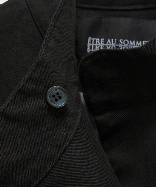 ETRE AU SOMMET(エトレオソメ)の「Diagonal Corset Vest (Black)(ベスト・レディース・ブラック・2/1)」の6枚目の写真