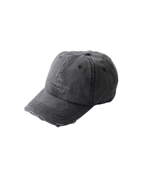 NineMicrophones(ナインマイクロフォンズ)の「DISTRESSED CAP-ALTERATION-(キャップ・メンズ・ベージュ/ブラック・FREE)」の4枚目の写真