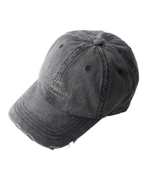 NineMicrophones(ナインマイクロフォンズ)の「DISTRESSED CAP-ALTERATION-(キャップ・メンズ・ベージュ/ブラック・FREE)」の6枚目の写真