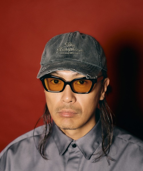 NineMicrophones(ナインマイクロフォンズ)の「DISTRESSED CAP-ALTERATION-(キャップ・メンズ・ベージュ/ブラック・FREE)」の14枚目の写真