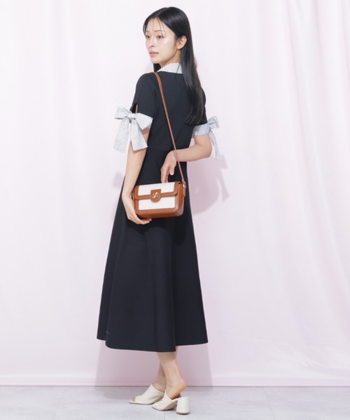 JILL by JILL STUART(ジルバイジルスチュアート)の「Noble J フラップバッグ(ショルダーバッグ・レディース・ブラック/ベージュ系その他/イエロー・FREE)」の15枚目の写真