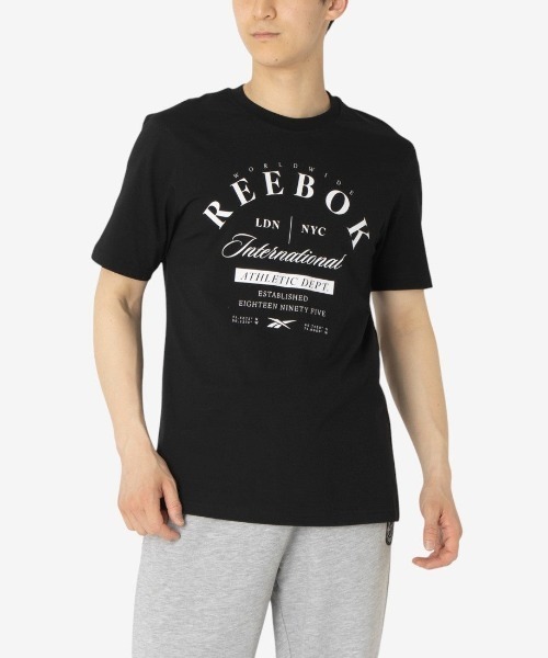 Reebok(リーボック)の「インターナショナル グラフィック Tシャツ / INTERNATIONAL GRAPHIC TEE(Tシャツ/カットソー・メンズ・ブラック/ホワイト/グリーン・MEDIUM/SMALL/LARGE/X-LARGE)」の5枚目の写真