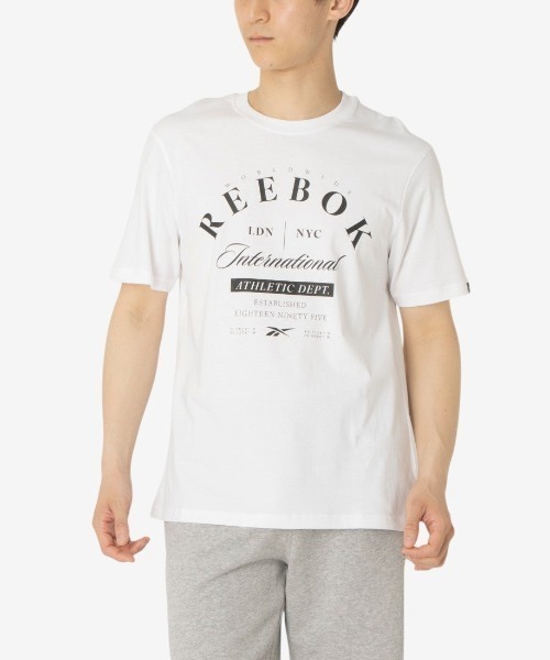 Reebok(リーボック)の「インターナショナル グラフィック Tシャツ / INTERNATIONAL GRAPHIC TEE(Tシャツ/カットソー・メンズ・ブラック/ホワイト/グリーン・MEDIUM/SMALL/LARGE/X-LARGE)」の4枚目の写真