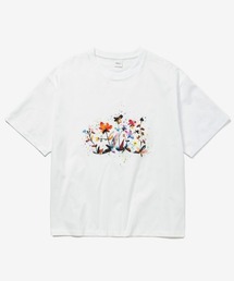 rehacer（レアセル）の「rehacer TEE : Flower Drip TEE / フラワードリップ T-shirt（Tシャツ/カットソー）」