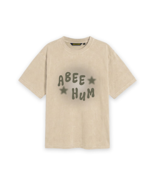ABEEHUMS(アビハムズ)の「ピグメントダイングパンク半袖Tシャツ ABH365-110 ベージュ(Tシャツ/カットソー・レディース・ベージュ・SMALL/MEDIUM)」の1枚目の写真