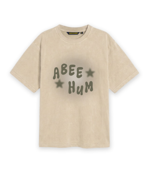 ABEEHUMS(アビハムズ)の「ピグメントダイングパンク半袖Tシャツ ABH365-110 ベージュ(Tシャツ/カットソー・レディース・ベージュ・SMALL/MEDIUM)」の2枚目の写真