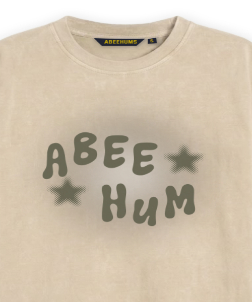 ABEEHUMS(アビハムズ)の「ピグメントダイングパンク半袖Tシャツ ABH365-110 ベージュ(Tシャツ/カットソー・レディース・ベージュ・SMALL/MEDIUM)」の4枚目の写真