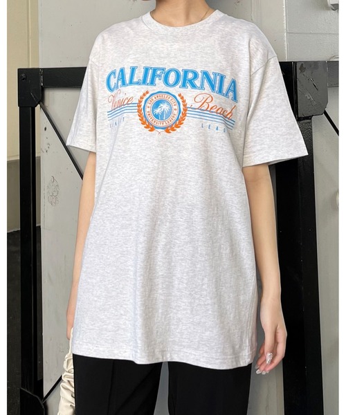 RGY(アールジーワイ)の「【RGY】CALIFORNIA Venice Beach デザインプリントTシャツ(Tシャツ/カットソー・メンズ・オートミール/ネイビー/ホワイト・LARGE/MEDIUM)」の6枚目の写真