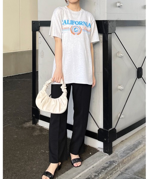 RGY(アールジーワイ)の「【RGY】CALIFORNIA Venice Beach デザインプリントTシャツ(Tシャツ/カットソー・メンズ・オートミール/ネイビー/ホワイト・LARGE/MEDIUM)」の7枚目の写真