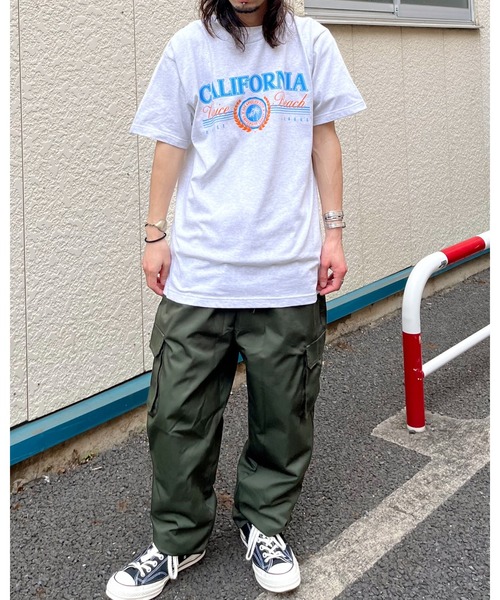 RGY(アールジーワイ)の「【RGY】CALIFORNIA Venice Beach デザインプリントTシャツ(Tシャツ/カットソー・メンズ・オートミール/ネイビー/ホワイト・LARGE/MEDIUM)」の9枚目の写真