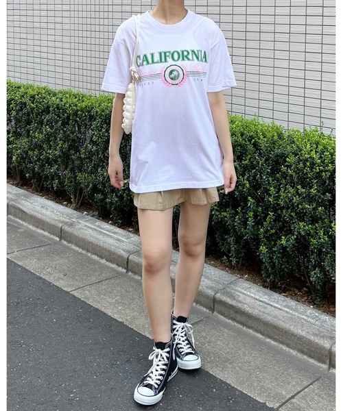 RGY(アールジーワイ)の「【RGY】CALIFORNIA Venice Beach デザインプリントTシャツ(Tシャツ/カットソー・メンズ・オートミール/ネイビー/ホワイト・LARGE/MEDIUM)」の12枚目の写真