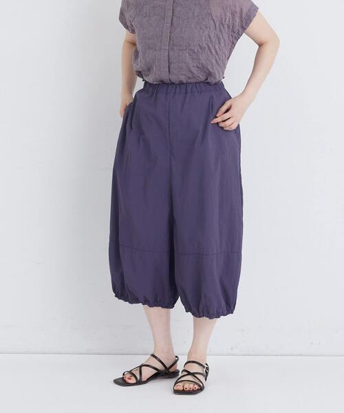 conges payes ADIEU TRISTESSE（コンジェ ペイエ アデュートリステス）の「【6月ベストセラーブランド内4位】【FAVE】ナイロンワイドサルエルパンツ（その他パンツ・レディース・モカ/グレイッシュベージュ/ブラック/パープル・M/L）」の22枚目の写真