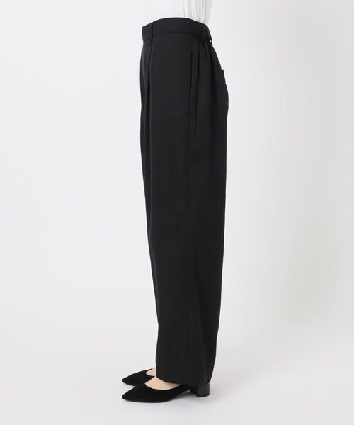 B.C STOCK(ベーセーストック)の「《追加6》手洗い可 / セルロースワイドパンツ(その他パンツ・レディース・カーキ/ブルー系その他/ベージュ系その他/ブラック・FREE)」の6枚目の写真