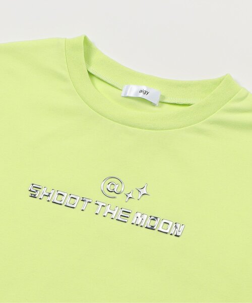 algy(アルジー)の「肩あきシアーメタルロゴ半袖Tシャツ(Tシャツ/カットソー・キッズ・ブラック/オフホワイト/ライム・130/150/140/160)」の15枚目の写真