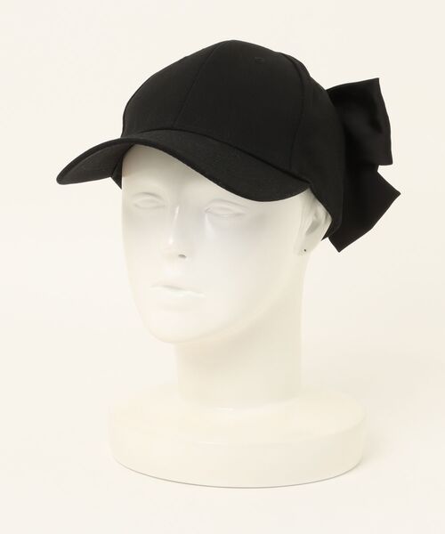 LA VORAGINE(ラ ヴォラジネ)の「バックリボンキャップ(キャップ・レディース・アイボリー/ライトピンク/White/Black・FREE)」の9枚目の写真