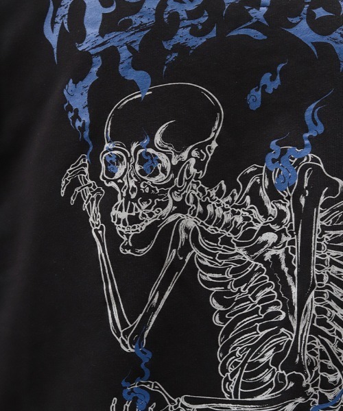 REZEN(リゼン)の「ガシャドクロ半袖Tシャツ(Tシャツ/カットソー・メンズ・ローズ/ブルーパープル・FREE)」の10枚目の写真
