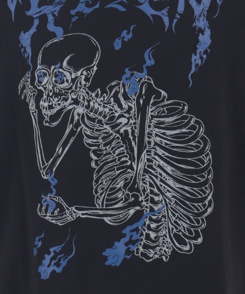 REZEN(リゼン)の「ガシャドクロ半袖Tシャツ(Tシャツ/カットソー・メンズ・ローズ/ブルーパープル・FREE)」の16枚目の写真