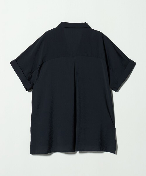A DAY IN THE LIFE UNITED ARROWS(アデイインザライフユナイテッドアローズ)の「ドルマン オープンカラーシャツ <A DAY IN THE LIFE>(シャツ/ブラウス・レディース・オリーブ/ナチュラル/ネイビー・FREE)」の9枚目の写真