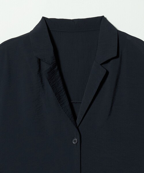 A DAY IN THE LIFE UNITED ARROWS(アデイインザライフユナイテッドアローズ)の「ドルマン オープンカラーシャツ <A DAY IN THE LIFE>(シャツ/ブラウス・レディース・オリーブ/ナチュラル/ネイビー・FREE)」の10枚目の写真