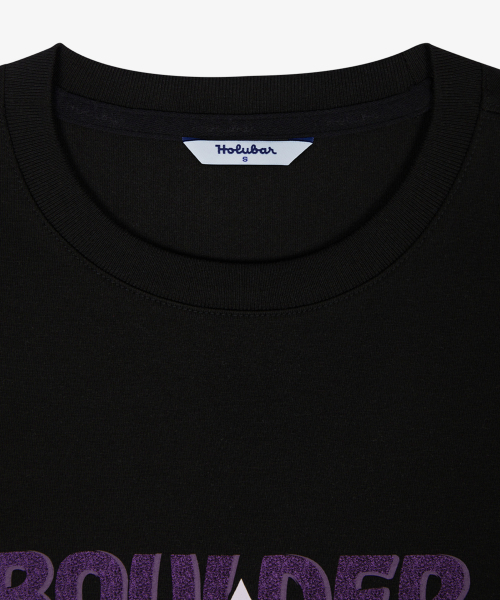 HOLUBAR（ホルバー）の「Boulder Logo T Shirt W Black（Tシャツ/カットソー・レディース・その他・X-SMALL/SMALL）」の3枚目の写真