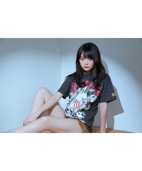 ハードコアチョコレート(ハードコアチョコレート)の「ガンバの冒険(ノロイヘザーブラック)-復刻版-(Tシャツ/カットソー・メンズ・ブラック×グレー・XX-LARGE/X-LARGE/LARGE)」の12枚目の写真