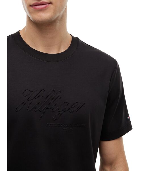 TOMMY HILFIGER(トミーヒルフィガー)の「ロープインターロックレギュラーTシャツ(Tシャツ/カットソー・メンズ・ホワイト/ブラック・SMALL/MEDIUM/LARGE/X-LARGE)」の9枚目の写真