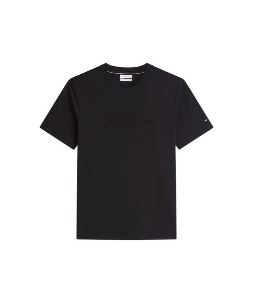 TOMMY HILFIGER(トミーヒルフィガー)の「ロープインターロックレギュラーTシャツ(Tシャツ/カットソー・メンズ・ホワイト/ブラック・SMALL/MEDIUM/LARGE/X-LARGE)」の11枚目の写真