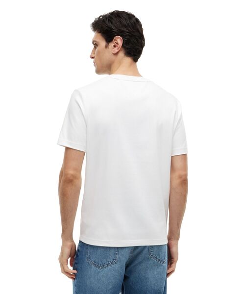 TOMMY HILFIGER(トミーヒルフィガー)の「ロープインターロックレギュラーTシャツ(Tシャツ/カットソー・メンズ・ホワイト/ブラック・SMALL/MEDIUM/LARGE/X-LARGE)」の5枚目の写真