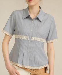 lace docking tops / レースドッキングトップス（Tシャツ/カットソー