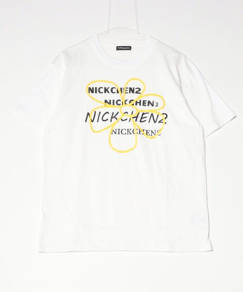 FUNdaysion(ファンデイション)の「フラワーロゴビッグT(Tシャツ/カットソー・レディース・ホワイト/ブラック・M)」の16枚目の写真