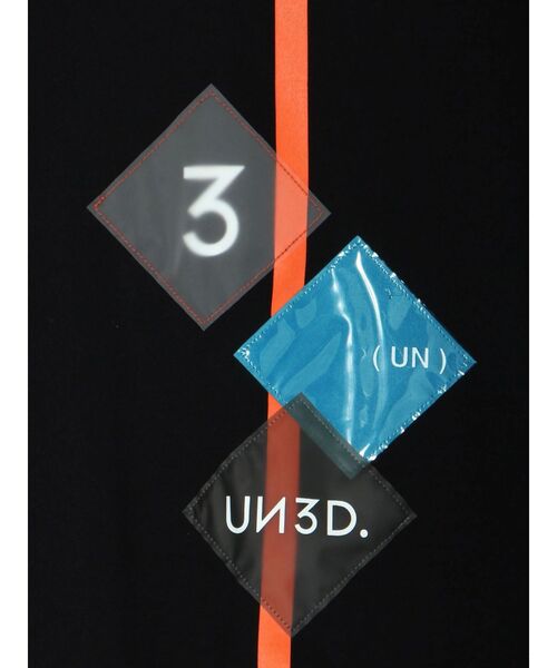 UN3D.(アンスリード)の「SQUARE FILM PRINT T SHIRT / スクエアフィルムプリントTシャツ(Tシャツ/カットソー・レディース・ブラック/ホワイト・FREE)」の10枚目の写真