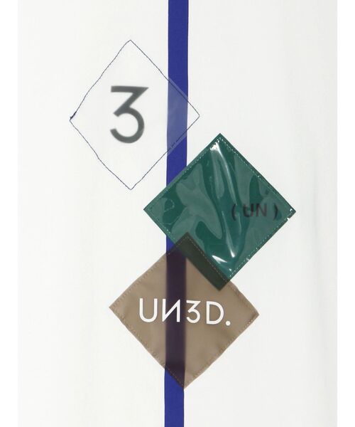 UN3D.(アンスリード)の「SQUARE FILM PRINT T SHIRT / スクエアフィルムプリントTシャツ(Tシャツ/カットソー・レディース・ブラック/ホワイト・FREE)」の11枚目の写真