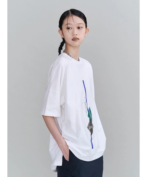 UN3D.(アンスリード)の「SQUARE FILM PRINT T SHIRT / スクエアフィルムプリントTシャツ(Tシャツ/カットソー・レディース・ブラック/ホワイト・FREE)」の12枚目の写真