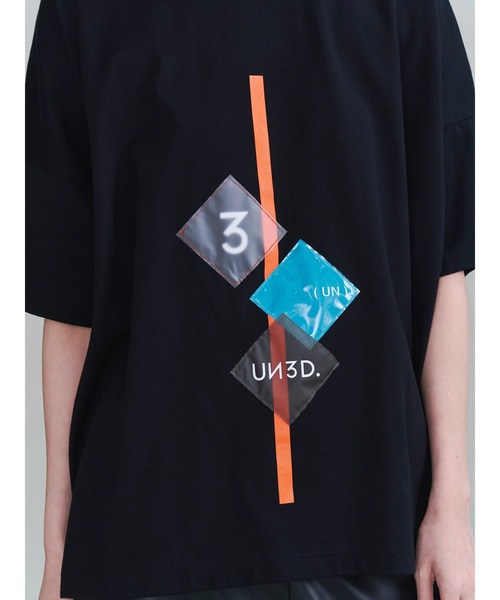 UN3D.(アンスリード)の「SQUARE FILM PRINT T SHIRT / スクエアフィルムプリントTシャツ(Tシャツ/カットソー・レディース・ブラック/ホワイト・FREE)」の22枚目の写真