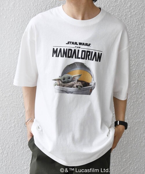 STAR WARS（スターウォーズ）の「SHIPS any: [STAR WARS / スター・ウォーズ] グラフィック Tシャツ 26SS◆（Tシャツ/カットソー・メンズ・ホワイト系その他/ホワイト/チャコールグレー・MEDIUM/X-LARGE/LARGE）」の12枚目の写真