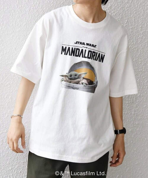 STAR WARS（スターウォーズ）の「SHIPS any: [STAR WARS / スター・ウォーズ] グラフィック Tシャツ 26SS◆（Tシャツ/カットソー・メンズ・ホワイト系その他/ホワイト/チャコールグレー・MEDIUM/X-LARGE/LARGE）」の14枚目の写真