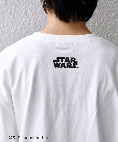 STAR WARS（スターウォーズ）の「SHIPS any: [STAR WARS / スター・ウォーズ] グラフィック Tシャツ 26SS◆（Tシャツ/カットソー・メンズ・ホワイト系その他/ホワイト/チャコールグレー・MEDIUM/X-LARGE/LARGE）」の15枚目の写真