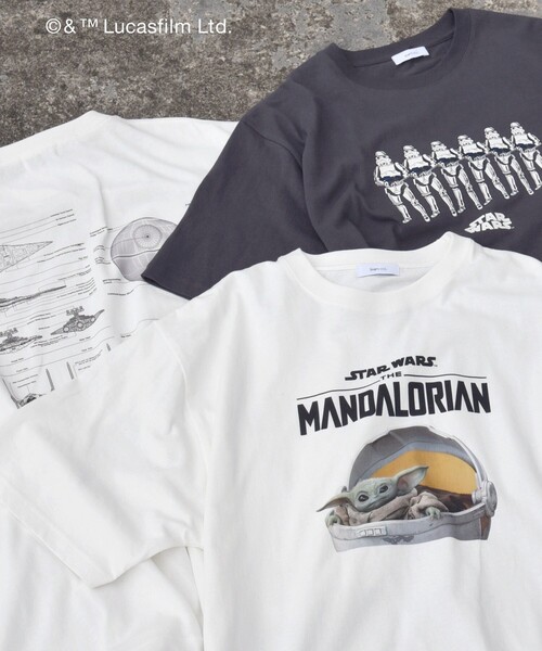 STAR WARS（スターウォーズ）の「SHIPS any: [STAR WARS / スター・ウォーズ] グラフィック Tシャツ 26SS◆（Tシャツ/カットソー・メンズ・ホワイト系その他/ホワイト/チャコールグレー・MEDIUM/X-LARGE/LARGE）」の22枚目の写真