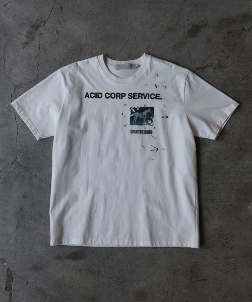 SLOWACID（スローアシッド）の「ポニー半袖Tシャツ[ホワイト]（Tシャツ/カットソー・レディース・その他・X-SMALL/SMALL/MEDIUM/LARGE）」の3枚目の写真