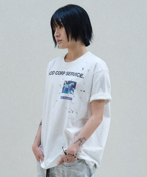 SLOWACID（スローアシッド）の「ポニー半袖Tシャツ[ホワイト]（Tシャツ/カットソー・レディース・その他・X-SMALL/SMALL/MEDIUM/LARGE）」の7枚目の写真