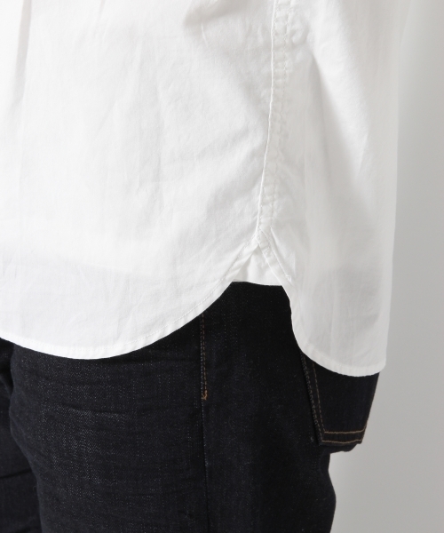 GLOBAL WORK（グローバルワーク）の「ブロードシャツ長袖/710790（シャツ/ブラウス・メンズ・ホワイト/ネイビー/カーキ・MEDIUM/SMALL/X-LARGE/LARGE）」の9枚目の写真
