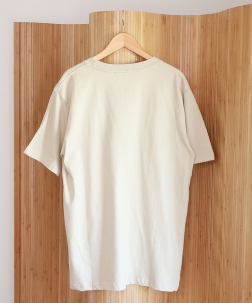 FUNALIVE(ファンアライブ)の「リラックマ プリント天竺半袖Tシャツ(Tシャツ/カットソー・メンズ・グレイッシュベージュ/ブラック/サックスブルー・L/M/LL)」の10枚目の写真