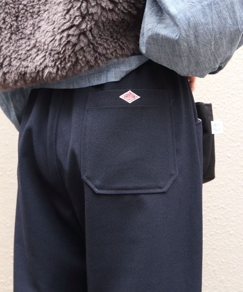 DANTON(ダントン)の「DANTON/ダントン フランネルタックイージーパンツ FLANNEL TUCK EASY PANTS DT-E0274 FLP(その他パンツ・レディース・ダークグリーン/ダークネイビー・38)」の9枚目の写真