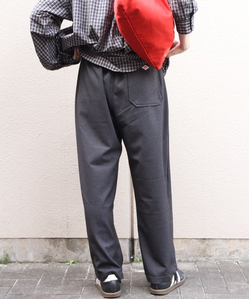 DANTON(ダントン)の「DANTON/ダントン フランネルタックイージーパンツ FLANNEL TUCK EASY PANTS DT-E0274 FLP(その他パンツ・レディース・ダークグリーン/ダークネイビー・38)」の11枚目の写真