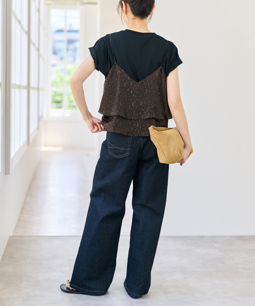 Spick & Span(スピックアンドスパン)の「《追加》TICCA / ティッカ 2wayレオパードビスチェ(キャミソール・レディース・ブラウン・FREE)」の7枚目の写真
