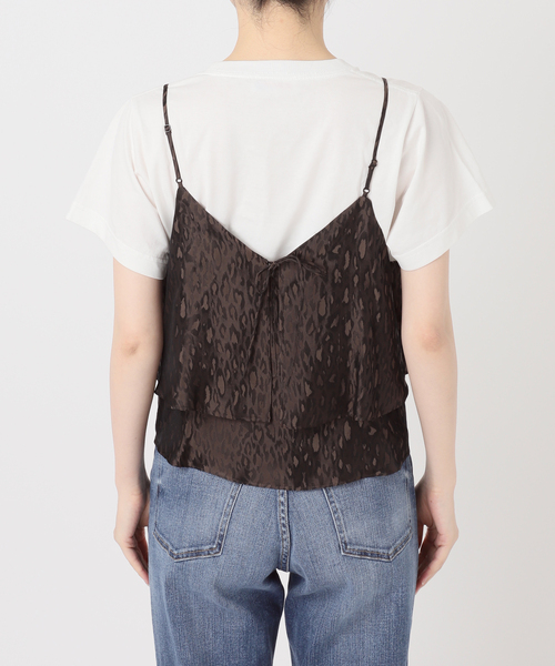Spick & Span(スピックアンドスパン)の「《追加》TICCA / ティッカ 2wayレオパードビスチェ(キャミソール・レディース・ブラウン・FREE)」の10枚目の写真